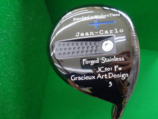 【中古】 Jean-Carlo JC 501 3W フェアウェイウッド FW 純然たる特注矢がら (フレックスS) メンズ 成人男性用 右利き 右用 C位置づける ゴルフ野球クラブ
