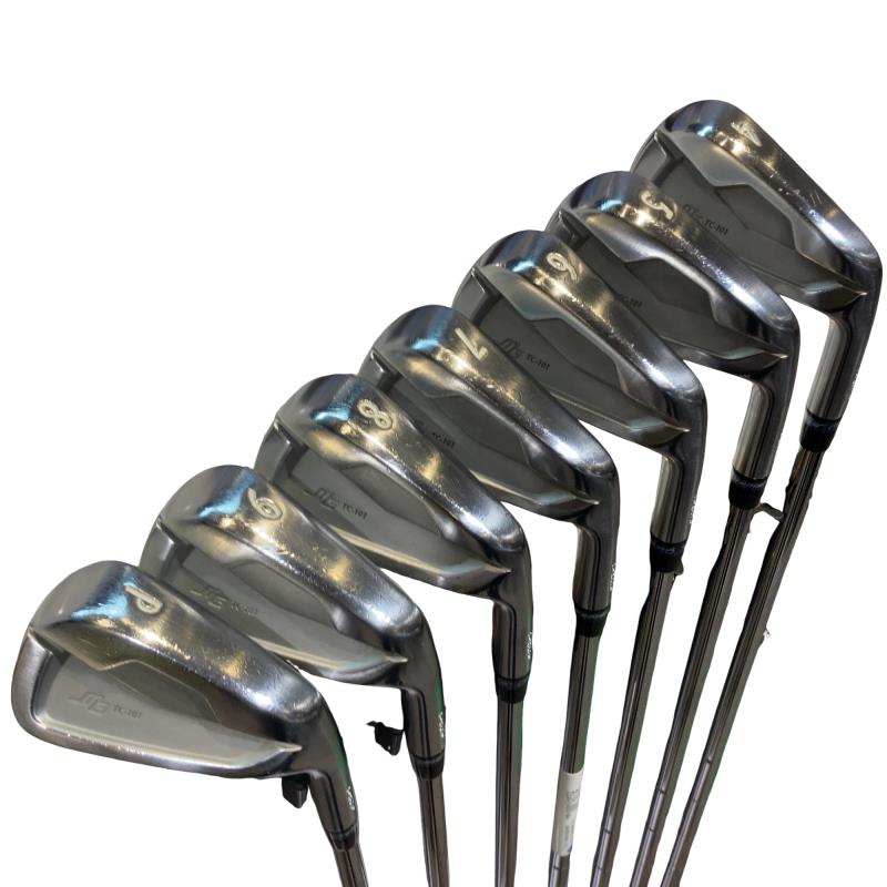 【中古】 三浦技研 TC-101 7S アイアンセット IR 純正特注シャフト (フレックスS) メンズ 男性用 右利き 右用 Cランク ゴルフクラブ
