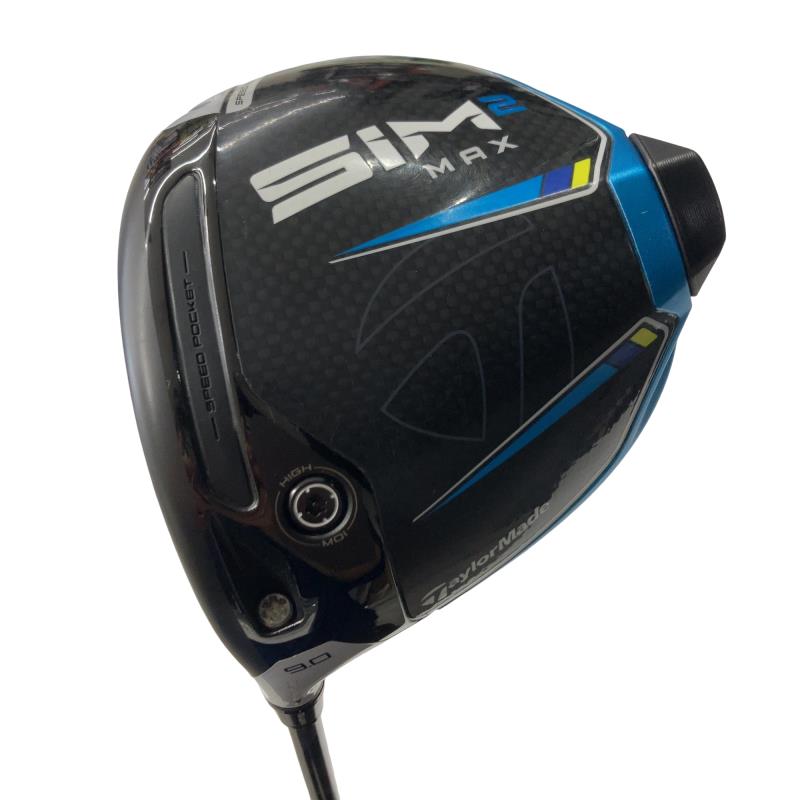 【中古】 テーラーメイド SIM2 MAX 9° レフティ ドライバー DR 純正特注シャフト (フレックスS) メンズ 男性用 左利き レフティ 左用 Bランク ゴルフクラブ