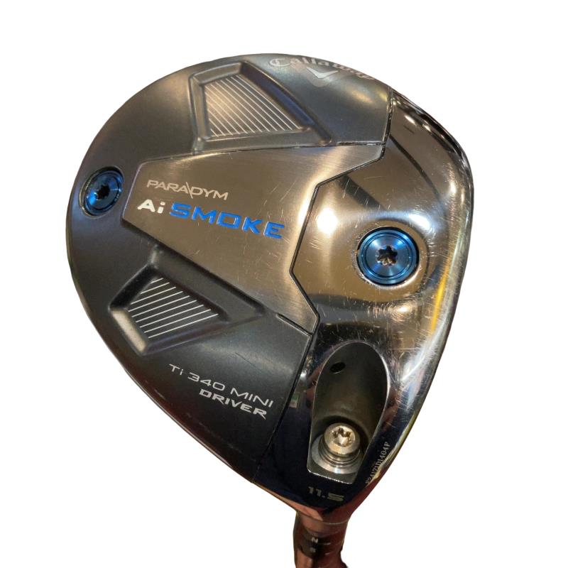 【中古】 キャロウェイ PARADYM Ai SMOKE Ti 340 MINI 11.5° ドライバー DR TENSEI 60 for CW(Ai SMOKE DR) (フレックスS) メンズ 男性用 右利き 右用 Cランク ゴルフクラブ