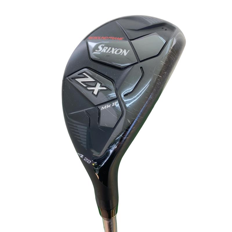 【中古】 ダンロップ SRIXON ZX Mk II HYBRID H4 ユーティリティ UT 純正特注シャフト (フレックスR) メンズ 男性用 右利き 右用 Cランク ゴルフクラブ