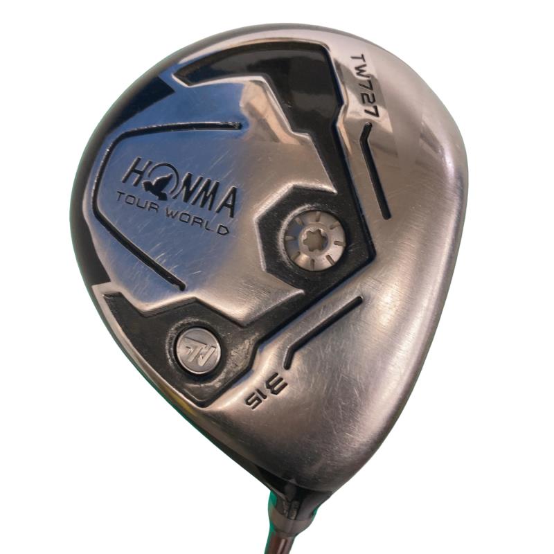 【中古】 本間ゴルフ TOUR WORLD TW727 3W(15°) フェアウェイウッド FW VIZARD YC55 (フレックスS) メンズ 男性用 右利き 右用 Cランク ゴルフクラブ