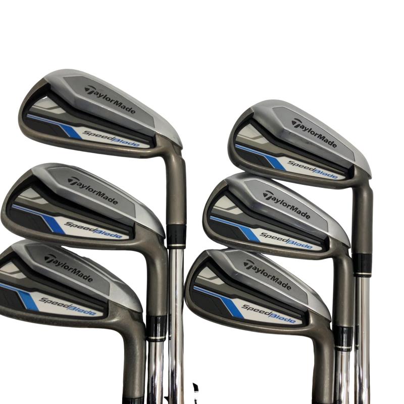【中古】 テーラーメイド Speed Blade 6S アイアンセット IR KBS C-TAPER 90 (フレックスR) メンズ 男性用 右利き 右用 Cランク ゴルフクラブ