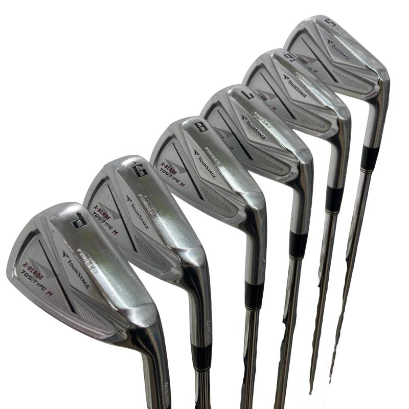【中古】 ブリヂストン TOURSTAGE X-BLADE 705 TYPE M 6S アイアン書き割り IR NS PRO 950GH ウェイトフロー (フレックスS) メンズ 成人男性用 右利き 右用 D序列付ける ゴルフ野球クラブ