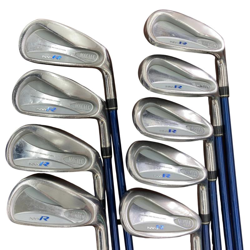 【中古】 マグレガー MACTEC NV-R 9S アイアンセット IR トリプルアクション NV-R MT01i (フレックスSR) メンズ 男性用 右利き 右用 Cランク ゴルフクラブ