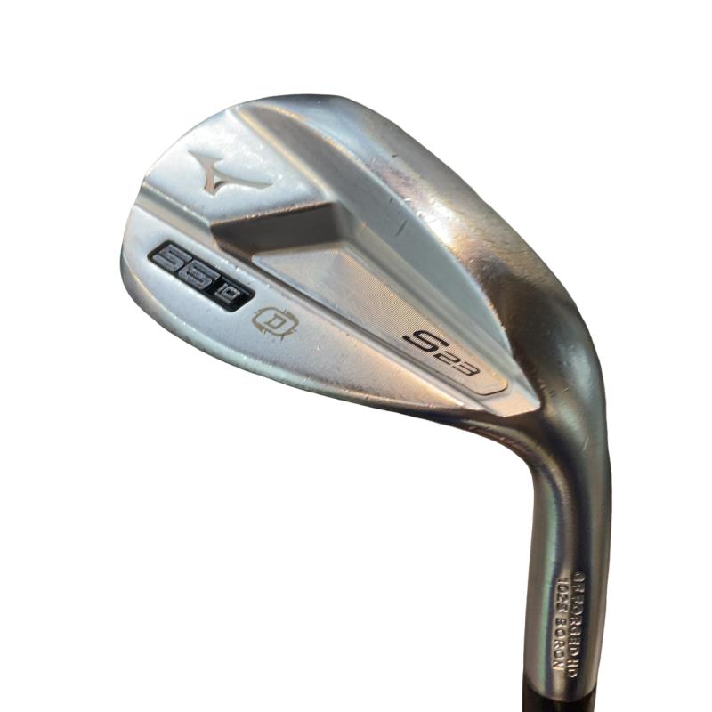 【中古】 ミズノ Mizuno S23(ホワイトサテン) 56°/10°D ウェッジ WG 純正特注シャフト (フレックスS) メンズ 男性用 右利き 右用 Cランク ゴルフクラブ