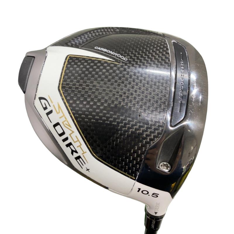 【中古】 テーラーメイド STEALTH GLOIRE+ 10.5° ドライバー DR Tour AD CQ-5 (フレックスS) メンズ 男性用 右利き 右用 Cランク ゴルフクラブ
