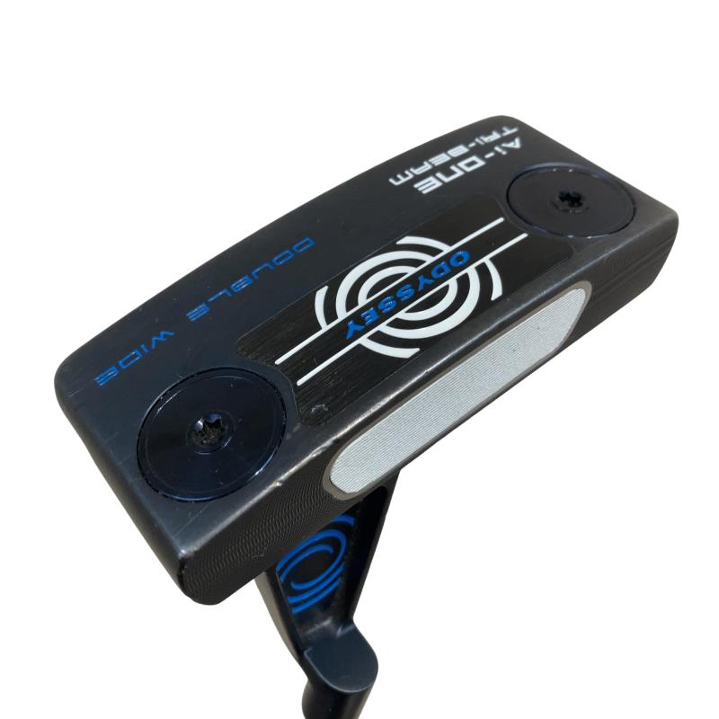 【中古】 オデッセイ Ai-ONE TRI-BEAM DOUBLE WIDE CH 34in パター PT STROKE LAB 90 スチール写真 (フレックス余分の物) メンズ 成人男性用 右利き 右用 C序列付ける ゴルフ野球クラブ