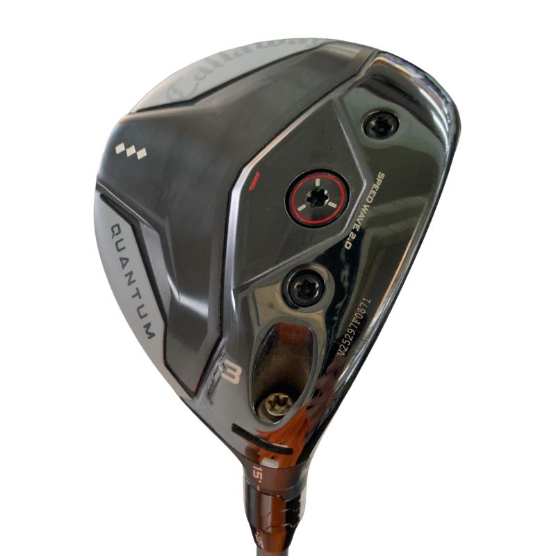 【中古】 キャロウェイ QUANTUM ◆◆◆ 3W フェアウェイウッド FW 純正特注シャフト (フレックスS) メンズ 男性用 右利き 右用 Cランク ゴルフクラブ|ゴルフパートナー 中古クラブ店