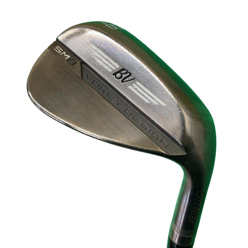 【中古】 タイトリスト VOKEY SPIN MILLED SM8 ブラッシュドスチール 50°/08°F ウェッジ WG Dynamic Gold (フレックスS) メンズ 男性用 右利き 右用 Cランク ゴルフクラブ
