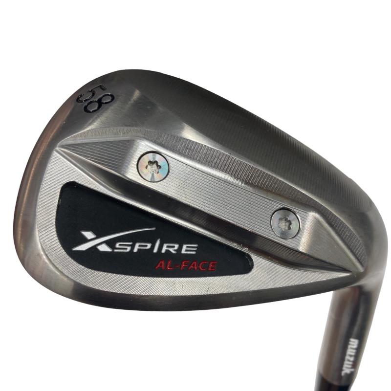 【中古】 muziik XSPIRE AL-FACE シルバー(不適合) 58° ウェッジ WG 純正特注シャフト (フレックスその他) メンズ 男性用 右利き 右用 Cランク ゴルフクラブ