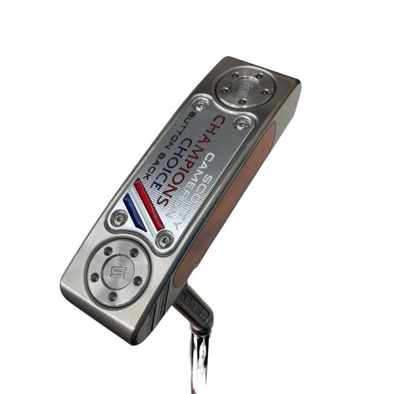 【中古】 タイトリスト SCOTTY CAMERON CHAMPIONS CHOICE BUTTON BACK NEWPORT 1.5 PLUS(2023) 34in パター PT スチール写真 (フレックス余分の物) メンズ 成人男性用 右利き 右用 B位置づける ゴルフ野球クラブ