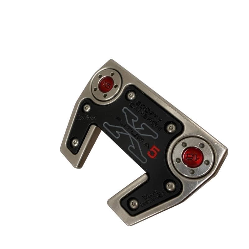 【中古】 タイトリスト SCOTTY CAMERON FUTURA X5 DUAL BALANCE 37in パター PT スチール写真 (フレックス余分の物) メンズ 成人男性用 右利き 右用 C序列付ける ゴルフ野球クラブ