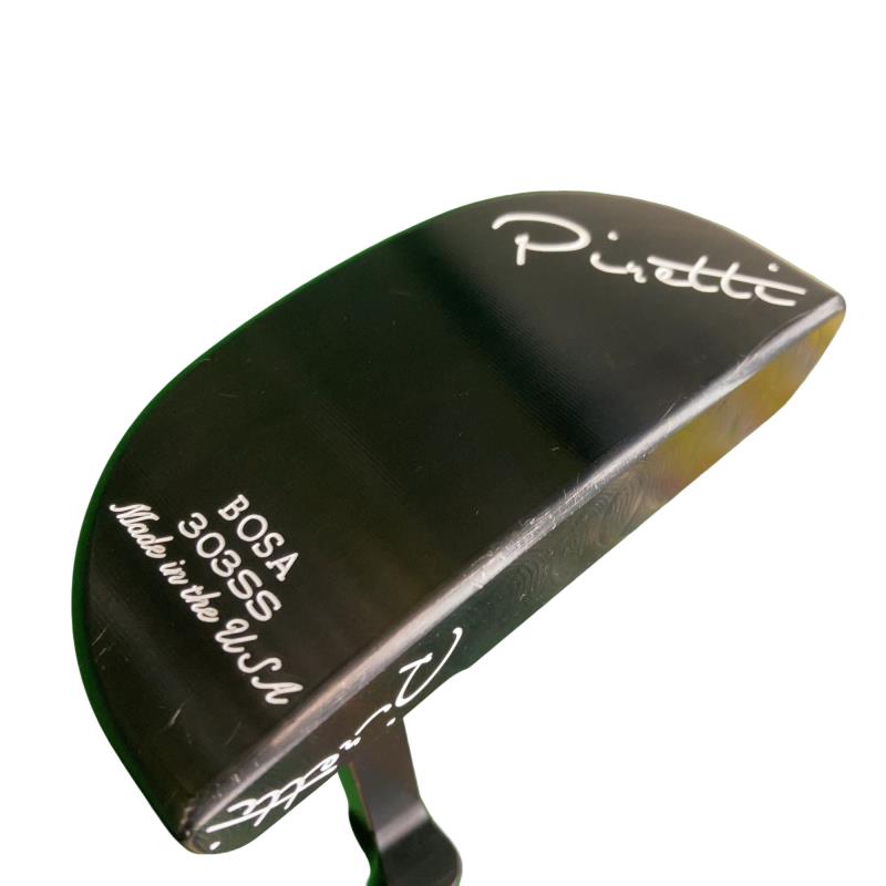 【中古】 Piretti Piretti MIDNIGHT BLACK BOSA 34インチ パター PT スチール (フレックスその他) メンズ 男性用 右利き 右用 Cランク ゴルフクラブ