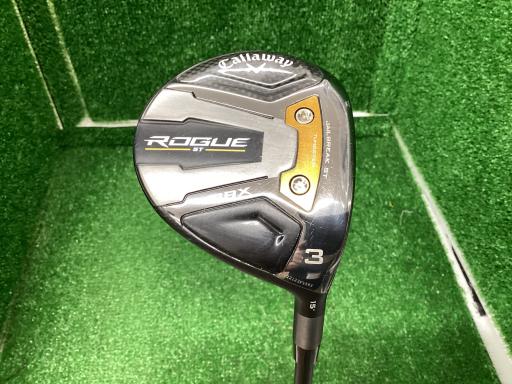 【中古】 キャロウェイ ROGUE ST MAX 3W フェアウェイウッド FW VENTUS 5 for CW(ROGUE ST FW) (フレックスSR) メンズ 男性用 右利き 右用 Dランク ゴルフクラブ