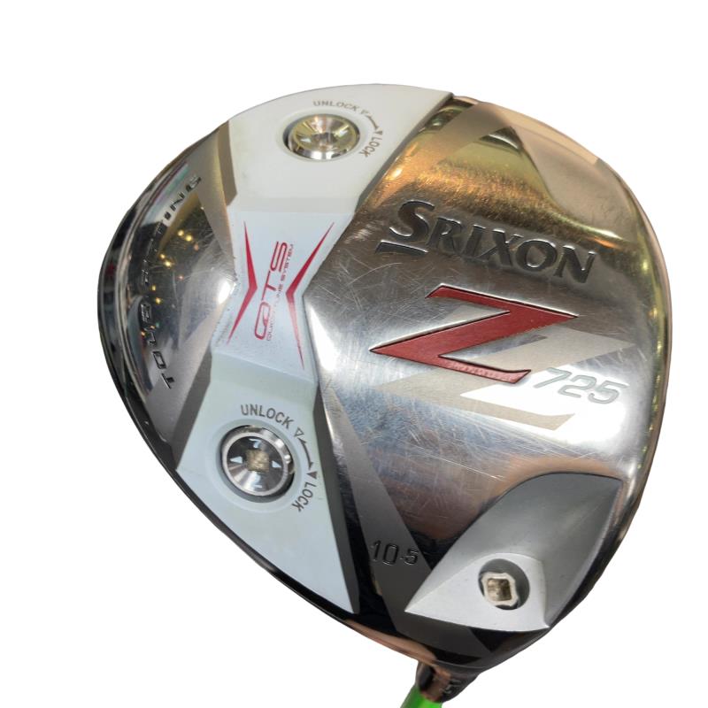 【中古】 ダンロップ SRIXON Z725 10.5° ドライバー DR ATTAS 4U 6 (フレックスS) メンズ 男性用 右利き 右用 Cランク ゴルフクラブ