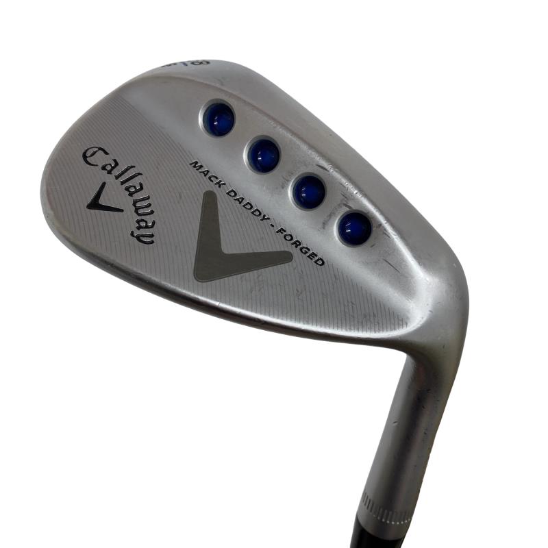 【中古】 キャロウェイ MACK DADDY FORGED ミルキーCr 58°/08° USA ウェッジ WG Dynamic Gold TOUR ISSUE (フレックスS) メンズ 成人男性用 右利き 右用 C位置づける ゴルフ野球クラブ