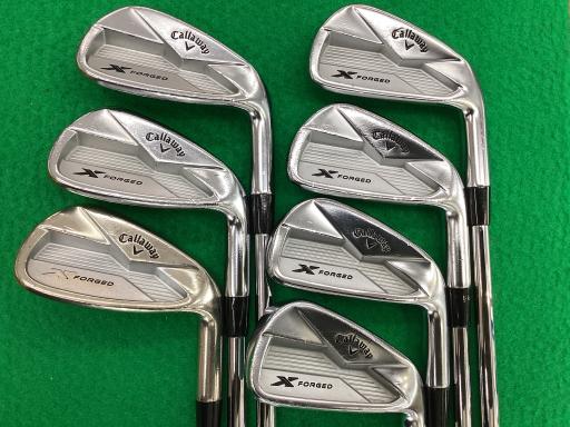 【中古】 キャロウェイ X FORGED(2018) 8S アイアンセット IR NS PRO MODUS3 TOUR120 (フレックスS) メンズ 男性用 右利き 右用 Cランク ゴルフクラブ 30,341円