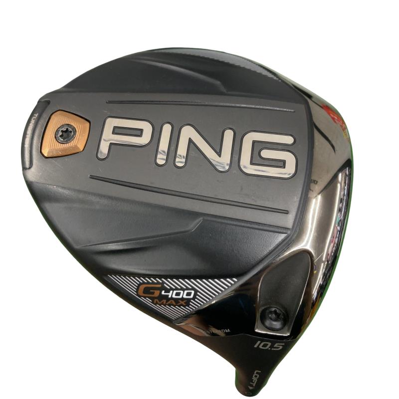 【中古】 ピン G400 MAX 10.5° １番ウッド DR 純然たる特注矢がら (フレックスR) メンズ 成人男性用 右利き 右用 C位置づける ゴルフ野球クラブ