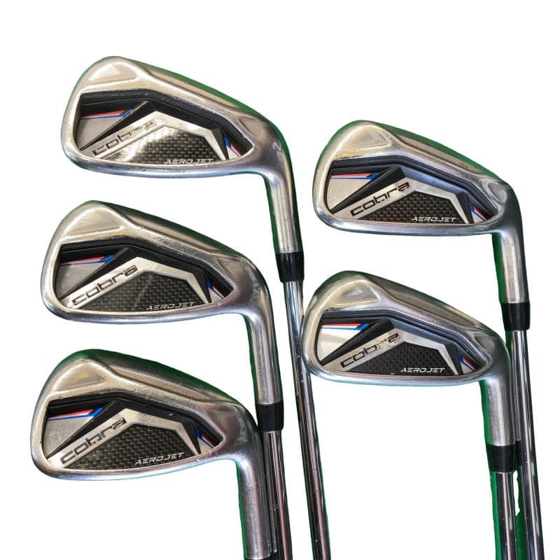 【中古】 コブラ cobra AEROJET 5S アイアンセット IR ELEVATE MPH 95 (フレックスS) メンズ 男性用 右利き 右用 Dランク ゴルフクラブ