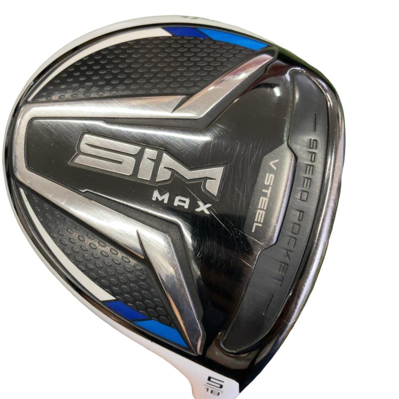 【中古】 テーラーメイド SIM MAX 5W フェアウェイウッド FW TENSEI BLUE TM50(FW) (フレックスS) メンズ 男性用 右利き 右用 Cランク ゴルフクラブ