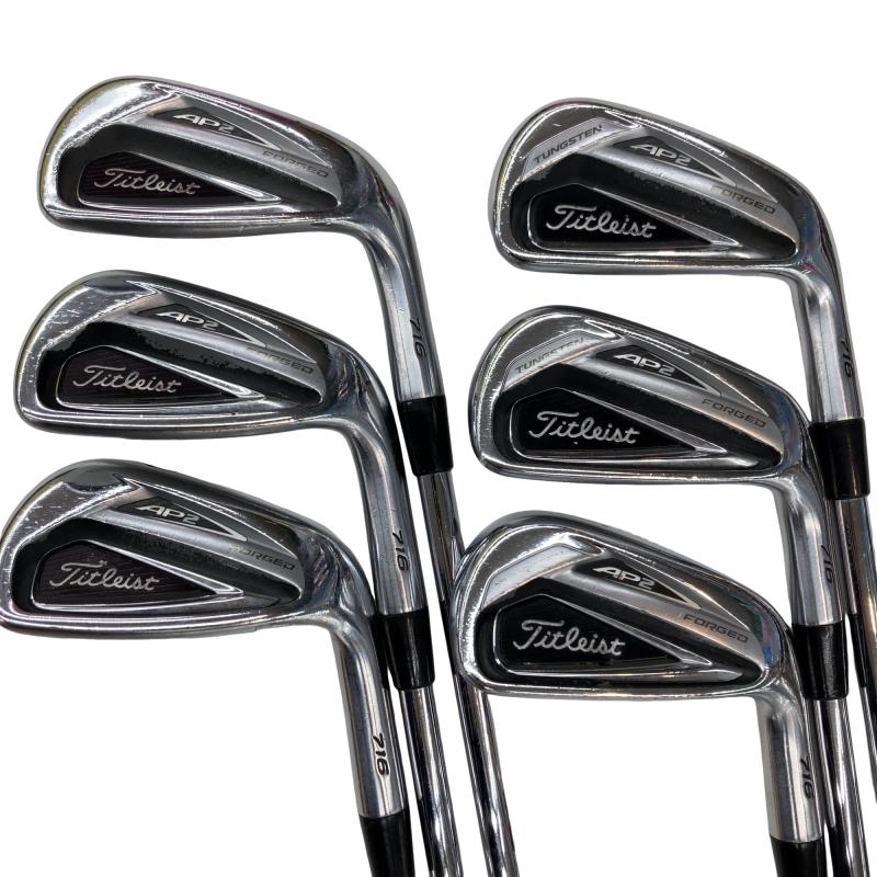 【中古】 タイトリスト Titleist AP2 716 6S アイアン仕掛ける IR 完全無欠特注立て坑 (フレックスS) メンズ 成人男性用 右利き 右用 C価値づける ゴルフ野球クラブ