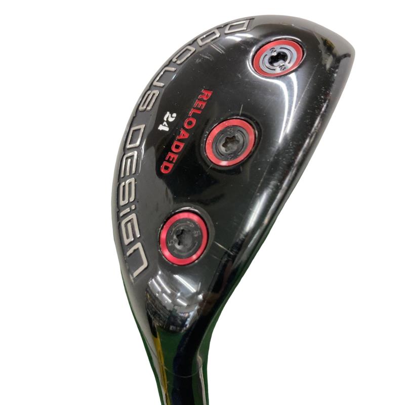 【中古】 DOCUS DOCUS DESIGN RELOADED 24° ユーティリティ UT 純正特注シャフト (フレックスS) メンズ 男性用 右利き 右用 Cランク ゴルフクラブ
