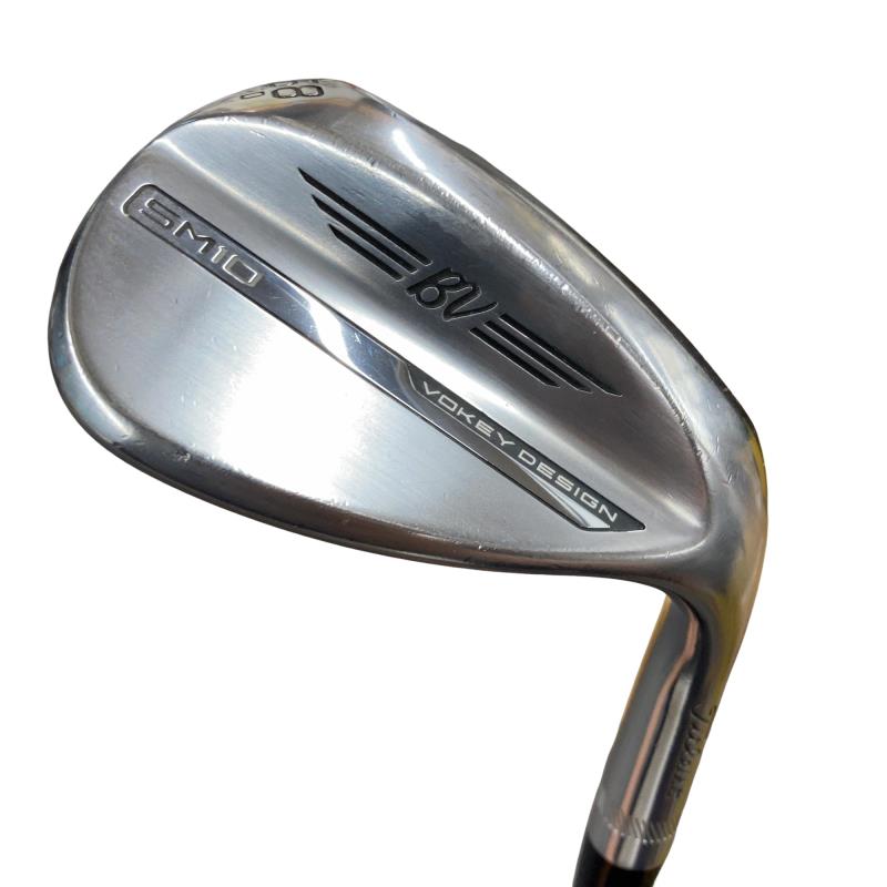 【中古】 タイトリスト VOKEY SPIN MILLED SM10 ツアークロム 58°/12°D ウェッジ WG NS PRO 950GH neo (フレックスS) メンズ 男性用 右利き 右用 Cランク ゴルフクラブ