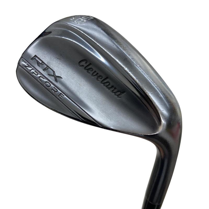 【中古】 クリーブランド Cleveland RTX ZIPCORE ブラックサテン 58°/06° LOW ウェッジ WG NS PRO 950GH (フレックスS) メンズ 男性用 右利き 右用 Dランク ゴルフクラブ