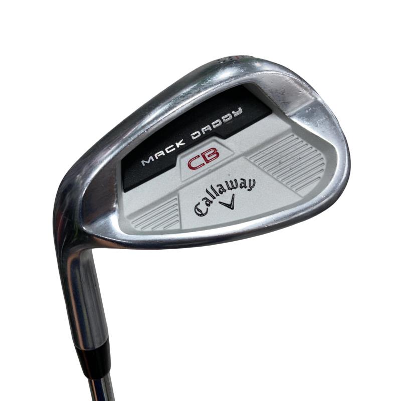 【中古】 キャロウェイ MACK DADDY CB クロムメッキ 52°/12° レフティ USA ウェッジ WG KBS Hi-REV 2.0 105 (フレックスその他) メンズ 男性用 左利き レフティ 左用 Cランク ゴルフクラブ