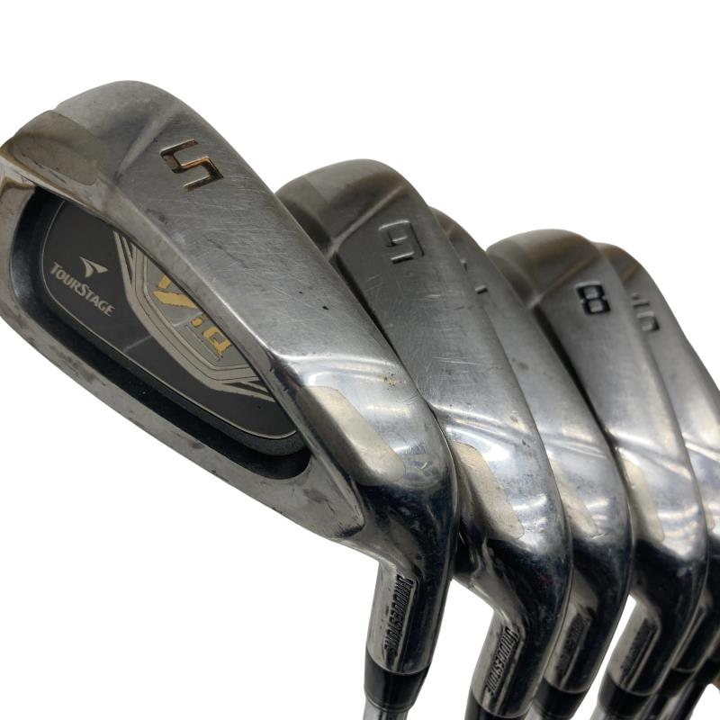 【中古】 ブリヂストン TOURSTAGE ViQ(2008)  6S アイアン書き割り IR NS PRO 900GH ウェイトフロー (フレックスS) メンズ 成人男性用 右利き 右用 C序列付ける ゴルフ野球クラブ