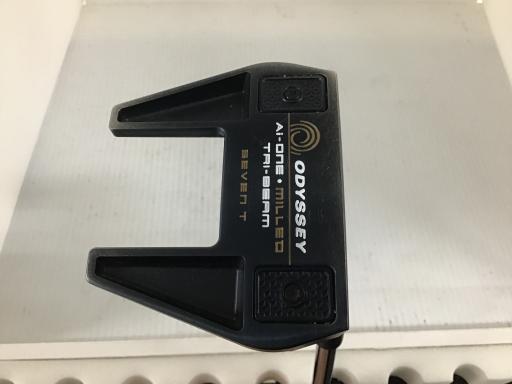 【中古】 オデッセイ Ai-ONE・MILLED TRI-BEAM SEVEN T 34in パター PT STROKE LAB 90 スチール写真 (フレックス余分の物) メンズ 成人男性用 右利き 右用 C序列付ける ゴルフ野球クラブ