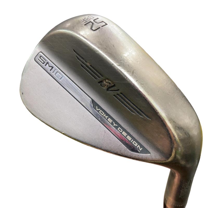 【中古】 タイトリスト VOKEY SPIN MILLED SM10 ニッケル 52°/08°F ウェッジ WG リシャフト (フレックスその他) メンズ 男性用 右利き 右用 Cランク ゴルフクラブ