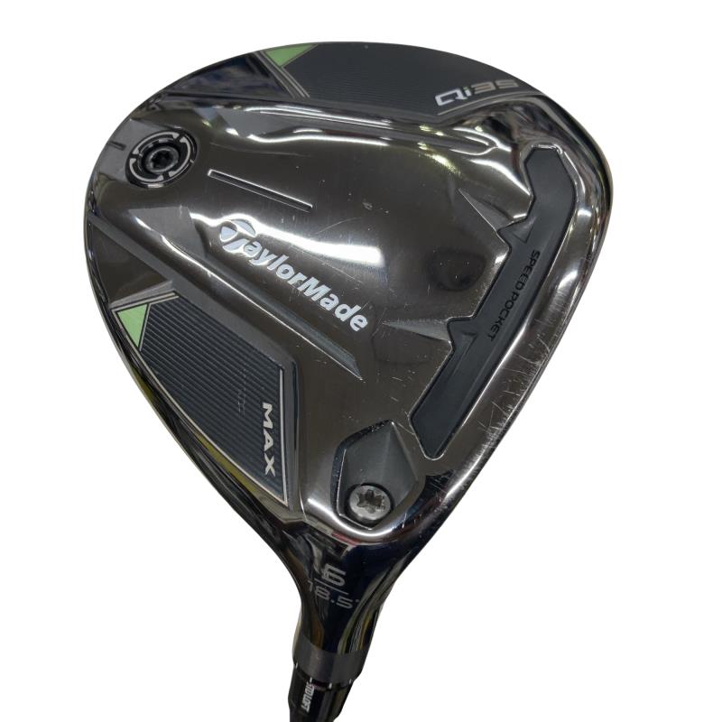 【中古】 テーラーメイド Qi35 MAX 5W フェアウェイウッド FW 純正特注シャフト (フレックスS) メンズ 男性用 右利き 右用 Cランク ゴルフクラブ