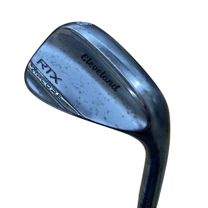 【中古】 クリーブランド Cleveland RTX ZIPCORE 黒いこと繻子 48°/10° MID ウェッジ WG Dynamic Gold (フレックスS) メンズ 成人男性用 右利き 右用 C価値づける ゴルフ野球クラブ