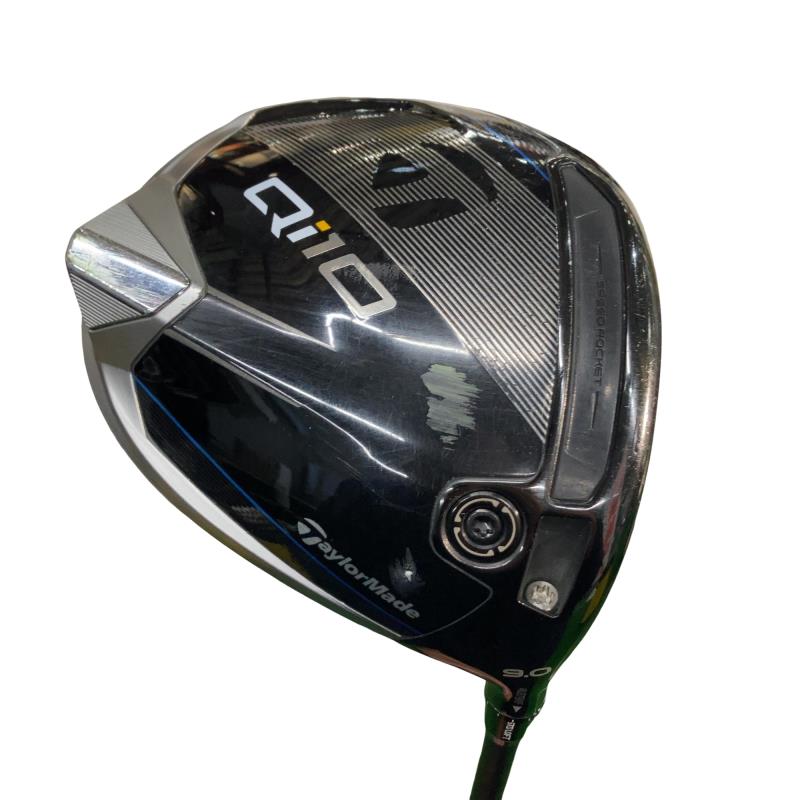 【中古】 テーラーメイド Qi10 9° ドライバー DR 純正特注シャフト (フレックスS) メンズ 男性用 右利き 右用 Cランク ゴルフクラブ