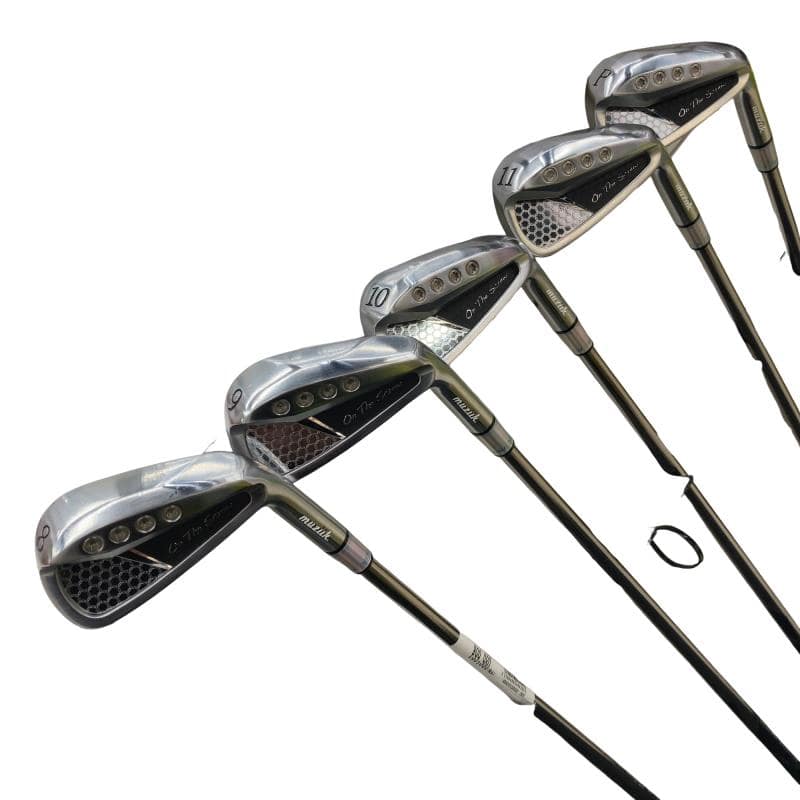 【中古】 muziik On The Screw DD 6S アイアンセット IR 純正特注シャフト (フレックスR) メンズ 男性用 右利き 右用 Cランク ゴルフクラブ