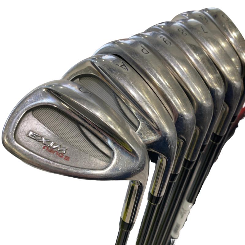 【中古】 マジェスティゴルフ(旧マルマン) EXIM nano II 8S アイアンセット IR EXIM EX-03 (フレックスSR) メンズ 男性用 右利き 右用 Dランク ゴルフクラブ