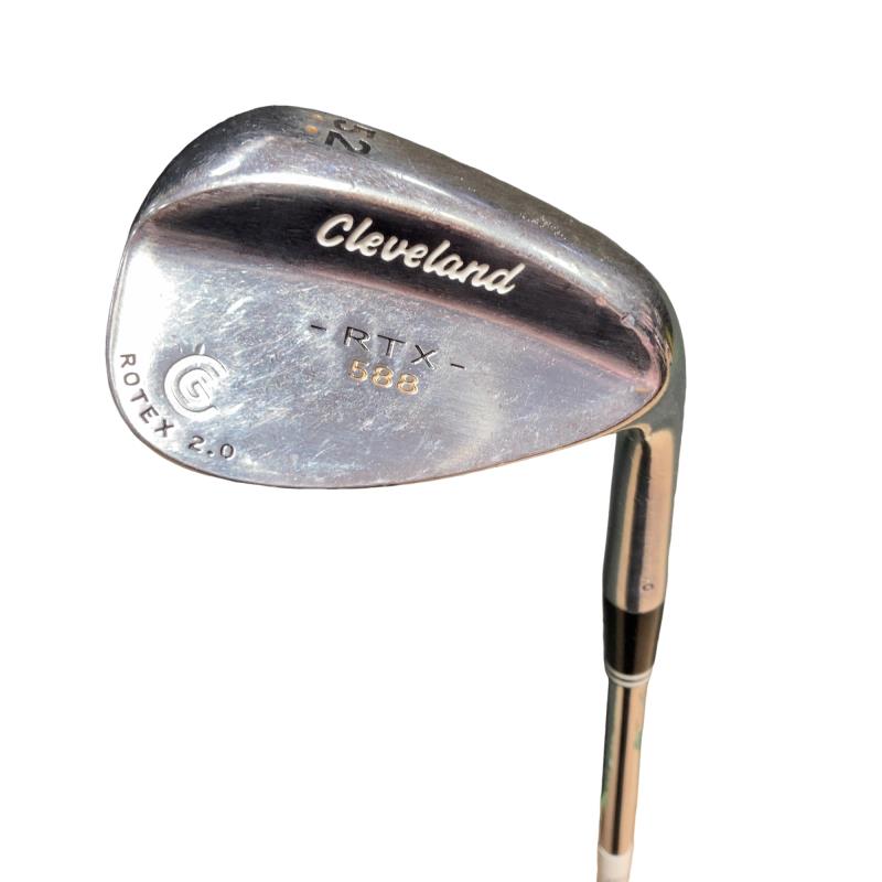 【中古】 クリーブランド Cleveland 588 RTX 2.0 ツアーサテン 52°/10° ウェッジ WG Dynamic Gold (フレックスX) メンズ 男性用 右利き 右用 Cランク ゴルフクラブ