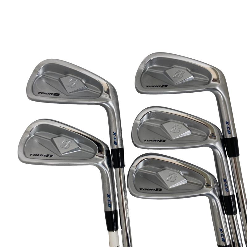 【中古】 ブリヂストン TOUR B X-CB(2018) 6S アイアンセット IR 純正特注シャフト (フレックスS) メンズ 男性用 右利き 右用 Cランク ゴルフクラブ
