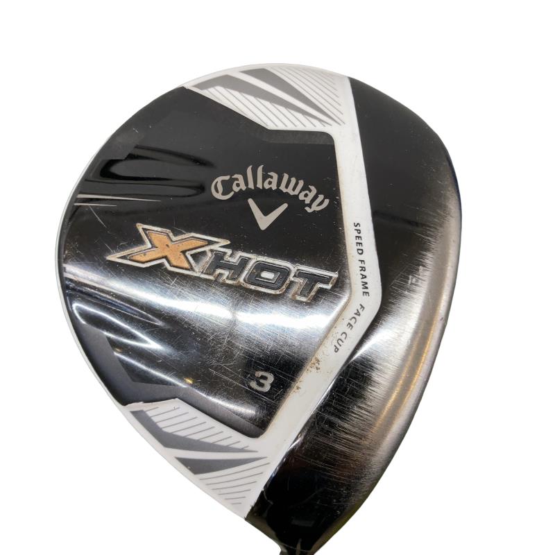 【中古】 キャロウェイ X HOT 3W フェアウェイウッド FW X HOT 60W(フェアウェイウッド) (フレックスS) メンズ 男性用 右利き 右用 Cランク ゴルフクラブ