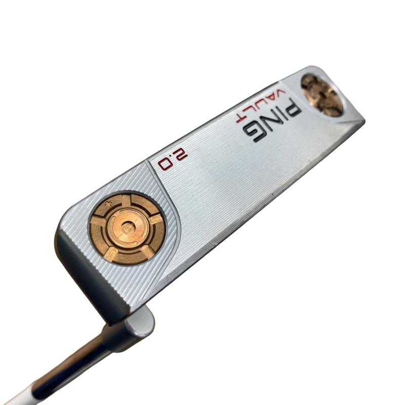 【中古】 ピン VAULT 2.0 DALE ANSER プラチナム(365g) 34インチ(PP58グリップ) パター PT スチール (フレックスその他) メンズ 男性用 右利き 右用 Cランク ゴルフクラブ｜ゴルフパートナー 中古クラブ店 15,419円