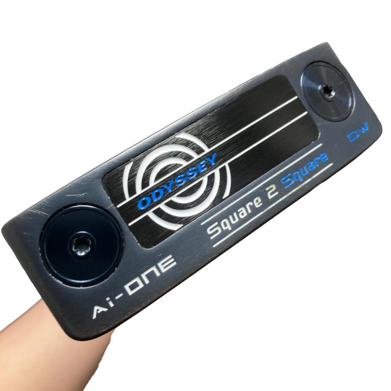 【中古】 オデッセイ Ai-ONE SQUARE 2 SQUARE DW 34in パター PT STROKE LAB 90 スチール写真 (フレックス余分の物) メンズ 成人男性用 右利き 右用 C序列付ける ゴルフ野球クラブ