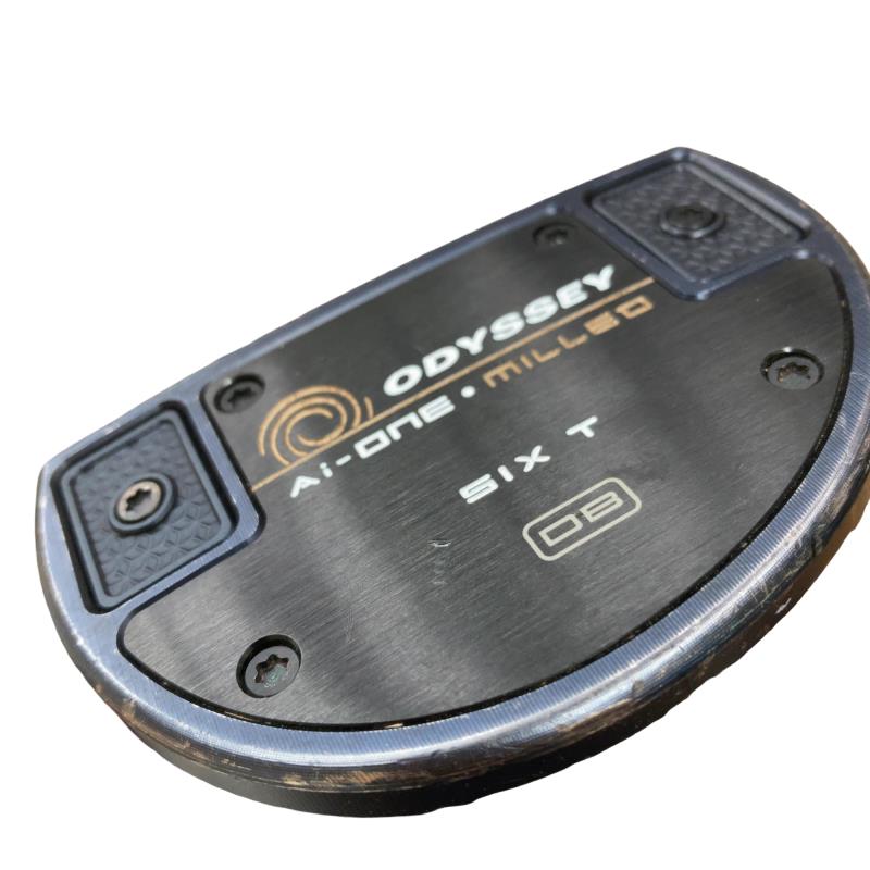【中古】 オデッセイ Ai-ONE・MILLED SIX T 34in パター PT STROKE LAB 90 スチール写真 (フレックス余分の物) メンズ 成人男性用 右利き 右用 D序列付ける ゴルフ野球クラブ