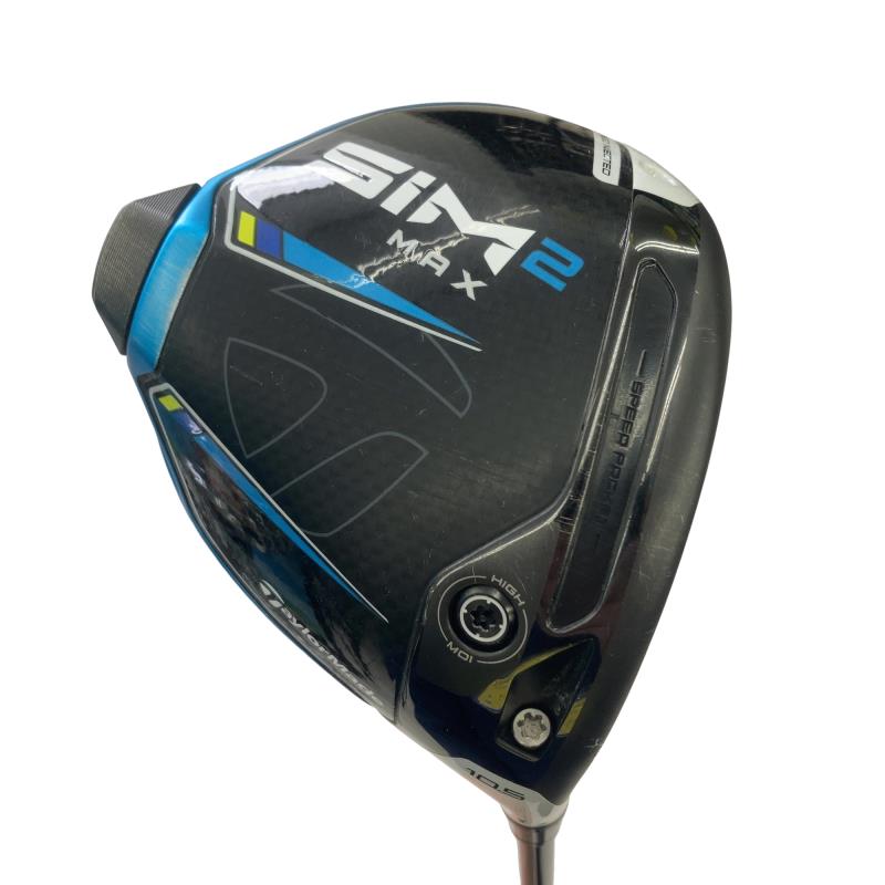 【中古】 テーラーメイド SIM2 MAX 10.5° ドライバー DR TENSEI BLUE TM50(SIM2 DR) (フレックスS) メンズ 男性用 右利き 右用 Cランク ゴルフクラブ
