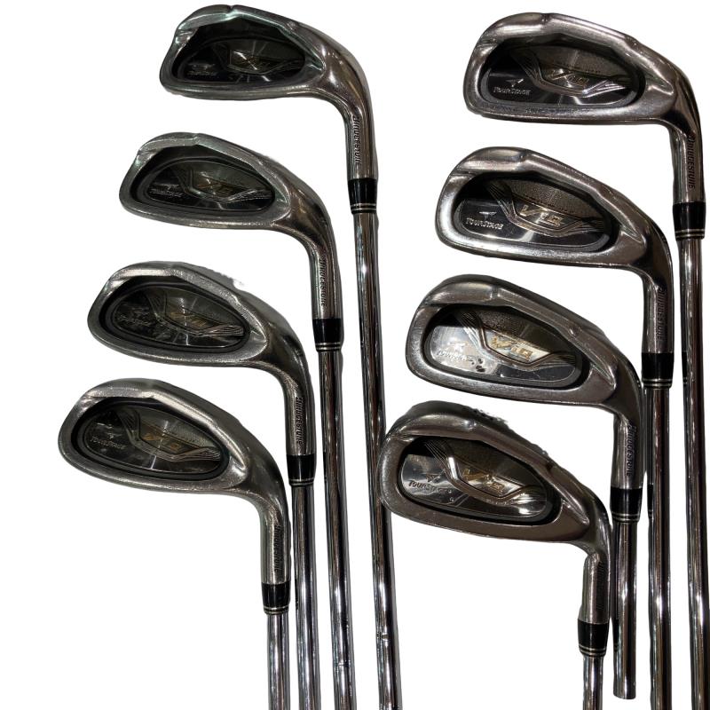 【中古】 ブリヂストン TOURSTAGE ViQ(2008)  8S アイアン仕掛ける IR NS PRO 900GH ウェイトフロー (フレックスS) メンズ 成人男性用 右利き 右用 D価値づける ゴルフ野球クラブ