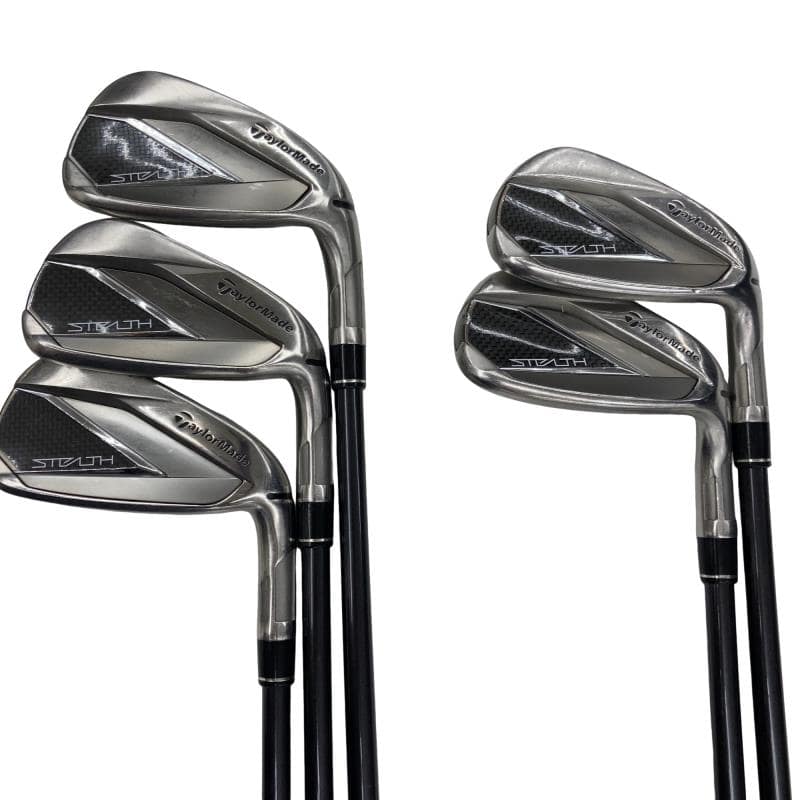 【中古】 テーラーメイド STEALTH 5S アイアンセット IR TENSEI RED TM60(STEALTH IR) (フレックスR) メンズ 男性用 右利き 右用 Cランク ゴルフクラブ
