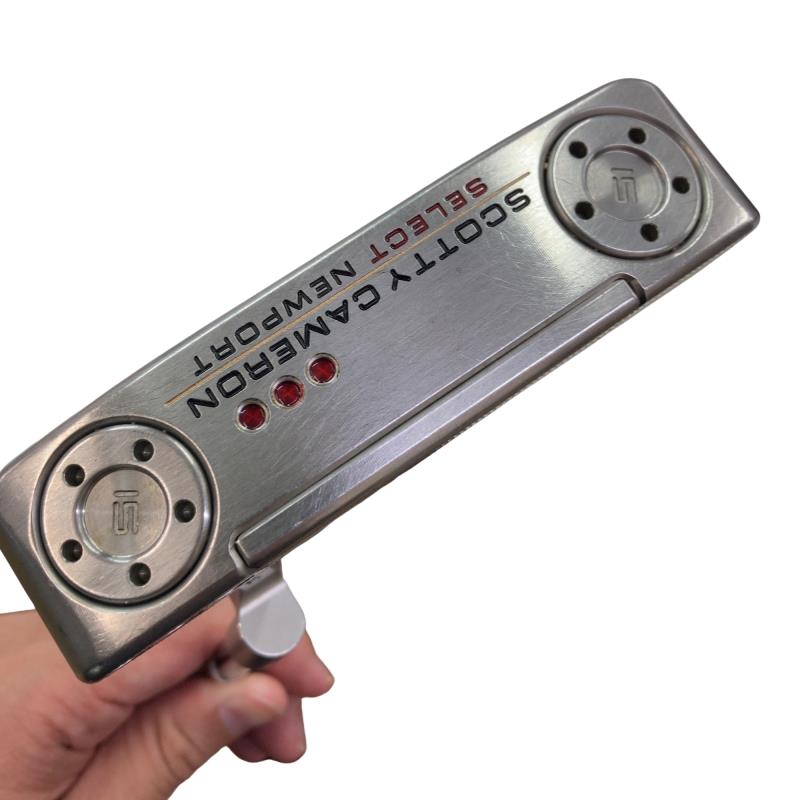 【中古】 タイトリスト SCOTTY CAMERON select NEWPORT(2018) 34in パター PT スチール写真 (フレックス余分の物) メンズ 成人男性用 右利き 右用 C序列付ける ゴルフ野球クラブ