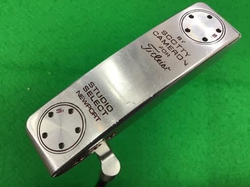【中古】 タイトリスト SCOTTY CAMERON STUDIO SELECT NEWPORT 34インチ(15g) パター PT スチール (フレックスその他) メンズ 男性用 右利き 右用 Cランク ゴルフクラブ