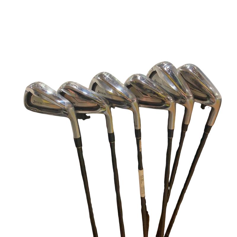 【中古】 ダンロップ SRIXON Z585 6S アイアン仕掛ける IR Miyazaki Mahana (フレックスS) メンズ 成人男性用 右利き 右用 D序列付ける ゴルフ野球クラブ